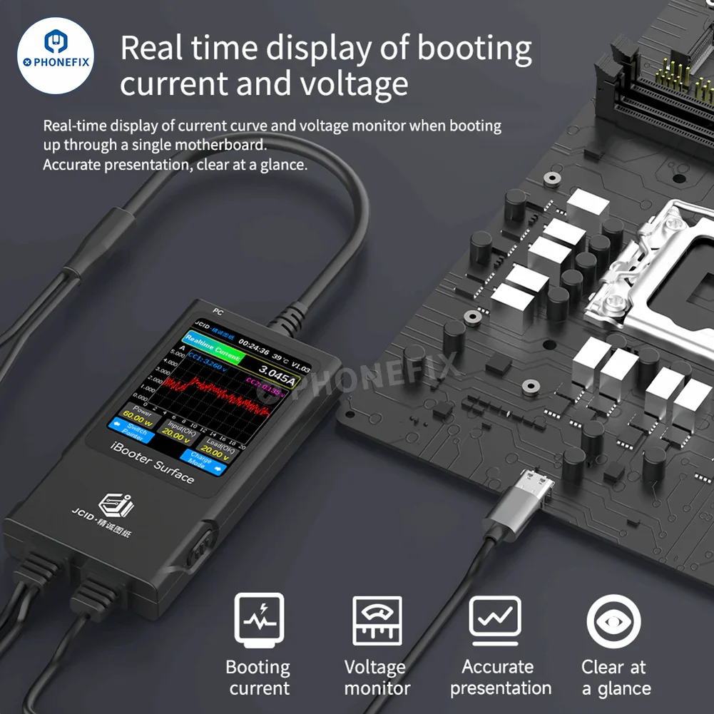 JC Drawing iBooter Surface Current Analyzer Real-time Data Monitoring - Image 2