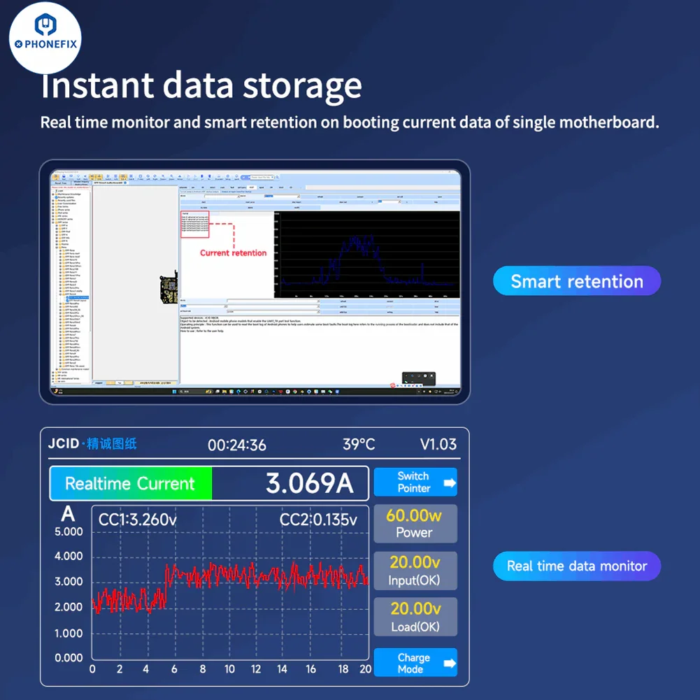 JC Drawing iBooter Surface Current Analyzer Real-time Data Monitoring - Image 4