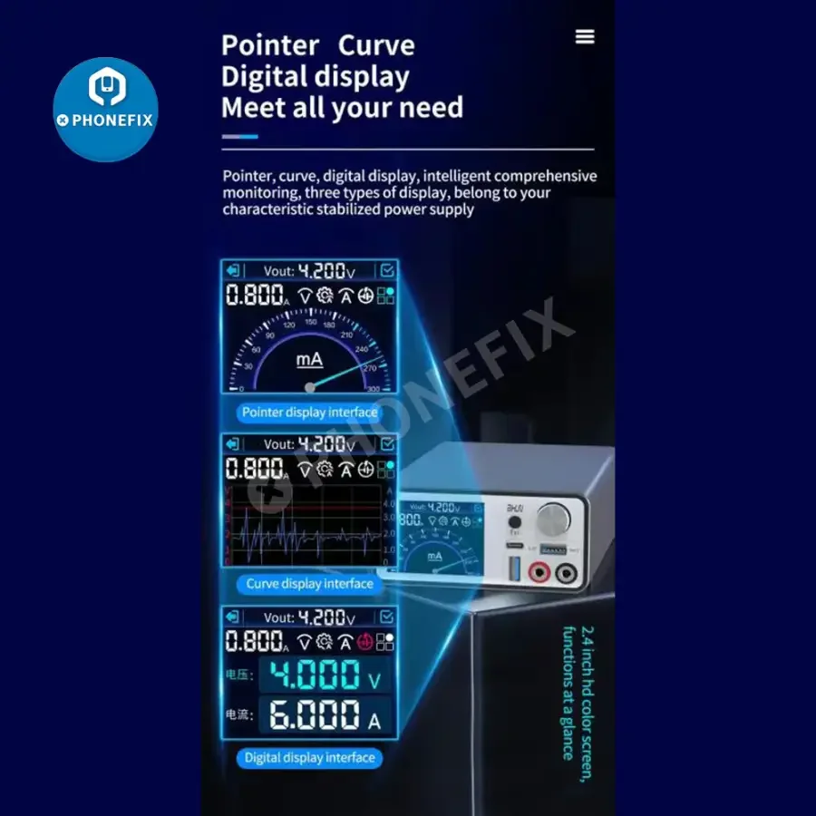 JC-ID AIXUN P2408 Power Supply Test Cable For iPhone 6-14 Pro Max - Image 12