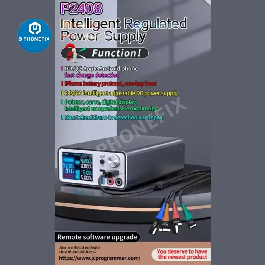 JC-ID AIXUN P2408 Power Supply Test Cable For iPhone 6-14 Pro Max - Image 17