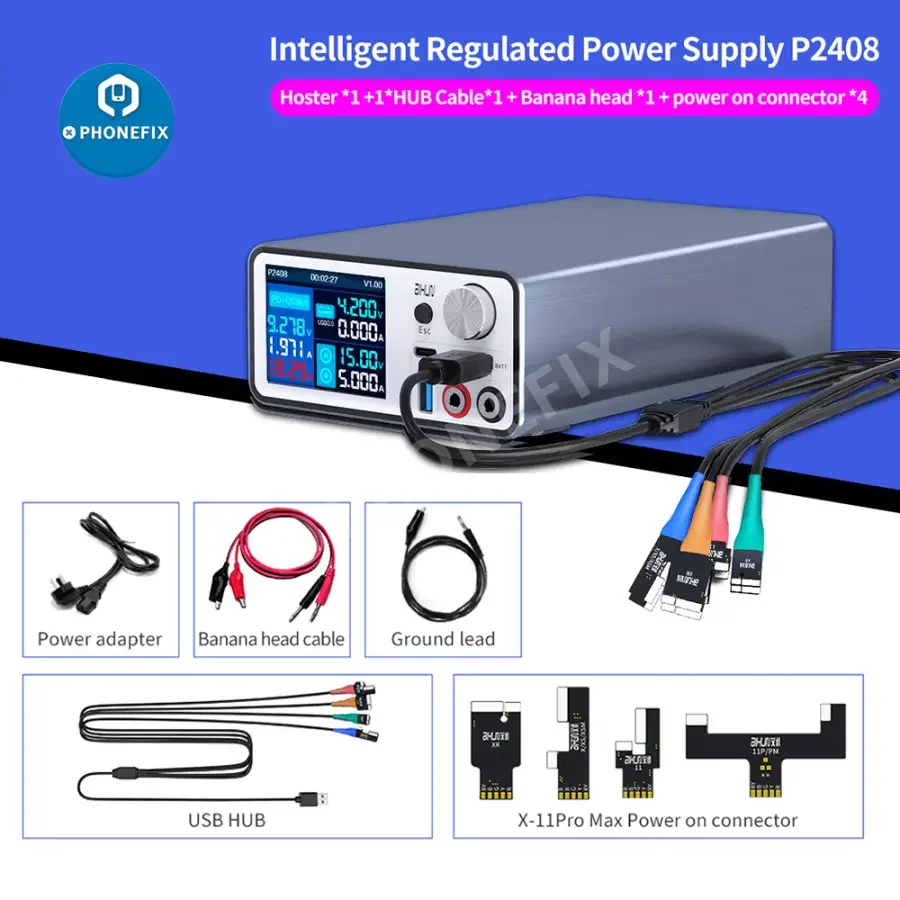 JC-ID AIXUN P2408 Power Supply Test Cable For iPhone 6-14 Pro Max - Image 5