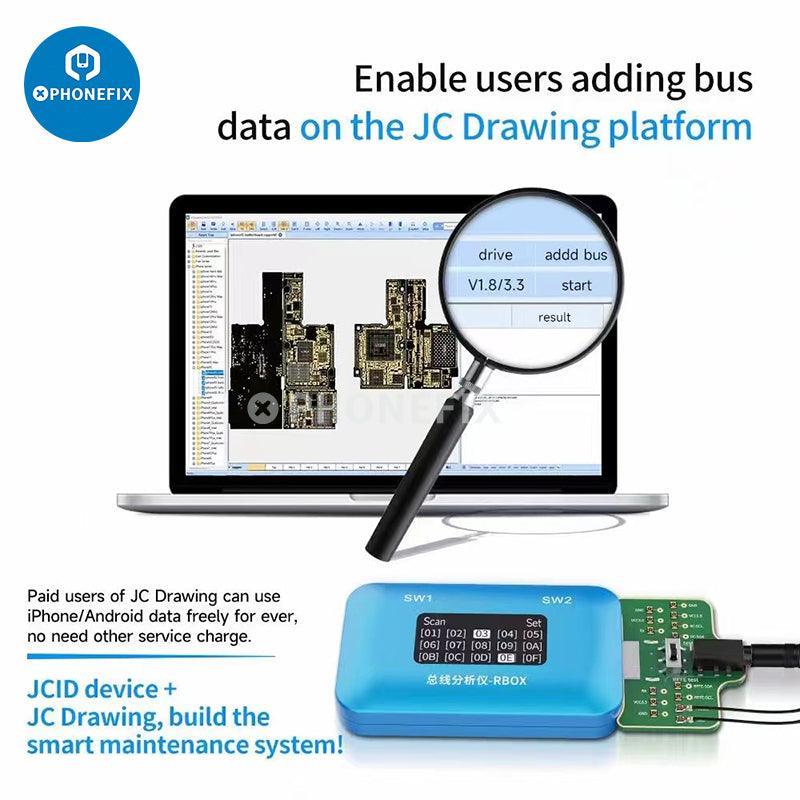 JC-ID RBOX Bus Analyzer Phone Signal Faults Detection Repair Tool - Image 5