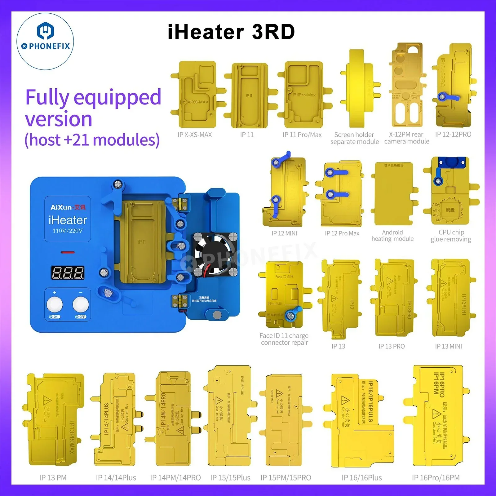 JC iHeater Desoldering Station Heating Plate For Motherboard Face ID Repair - Image 2