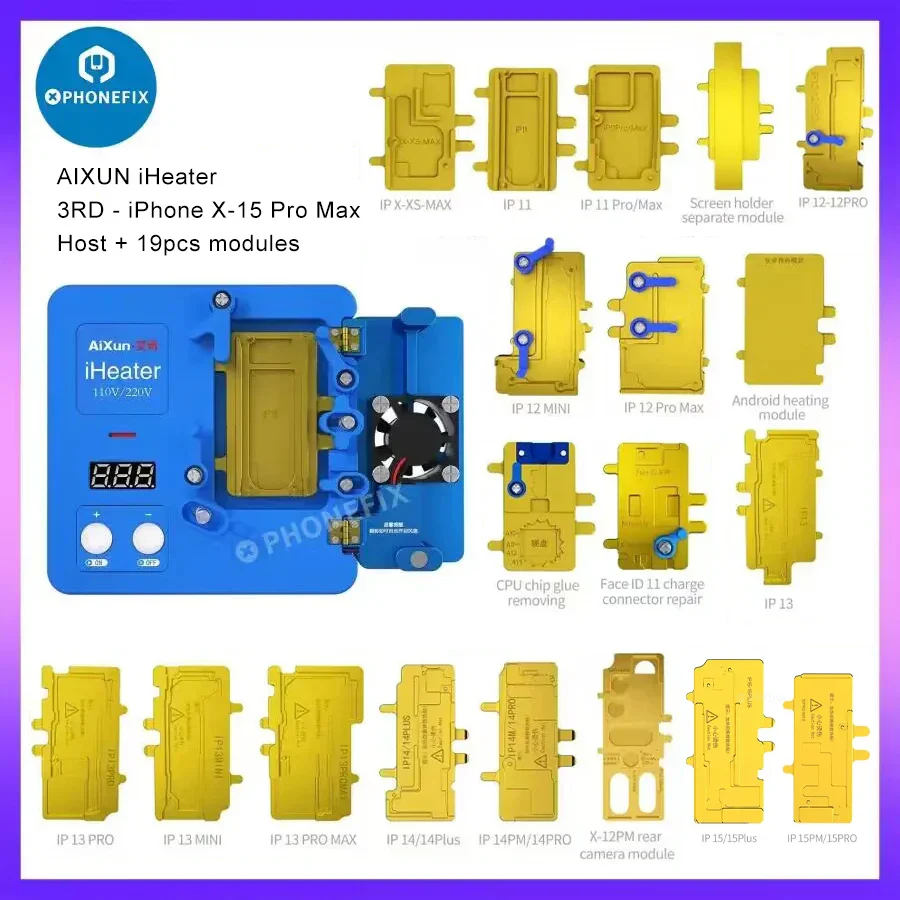 JC iHeater Desoldering Station Heating Plate For Motherboard Face ID Repair - Image 3