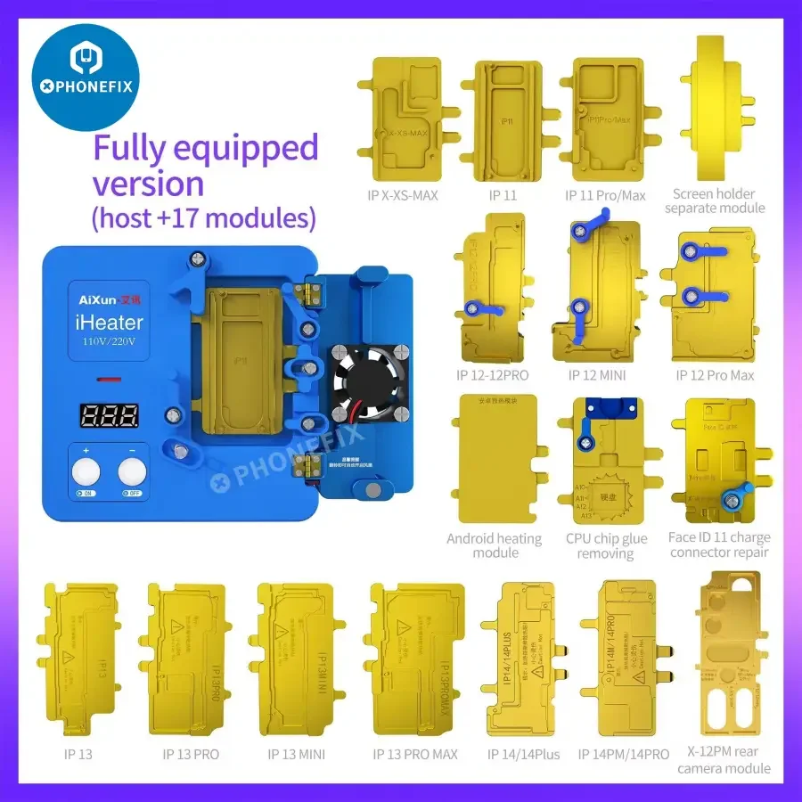 JC iHeater Desoldering Station Heating Plate For Motherboard Face ID Repair - Image 4
