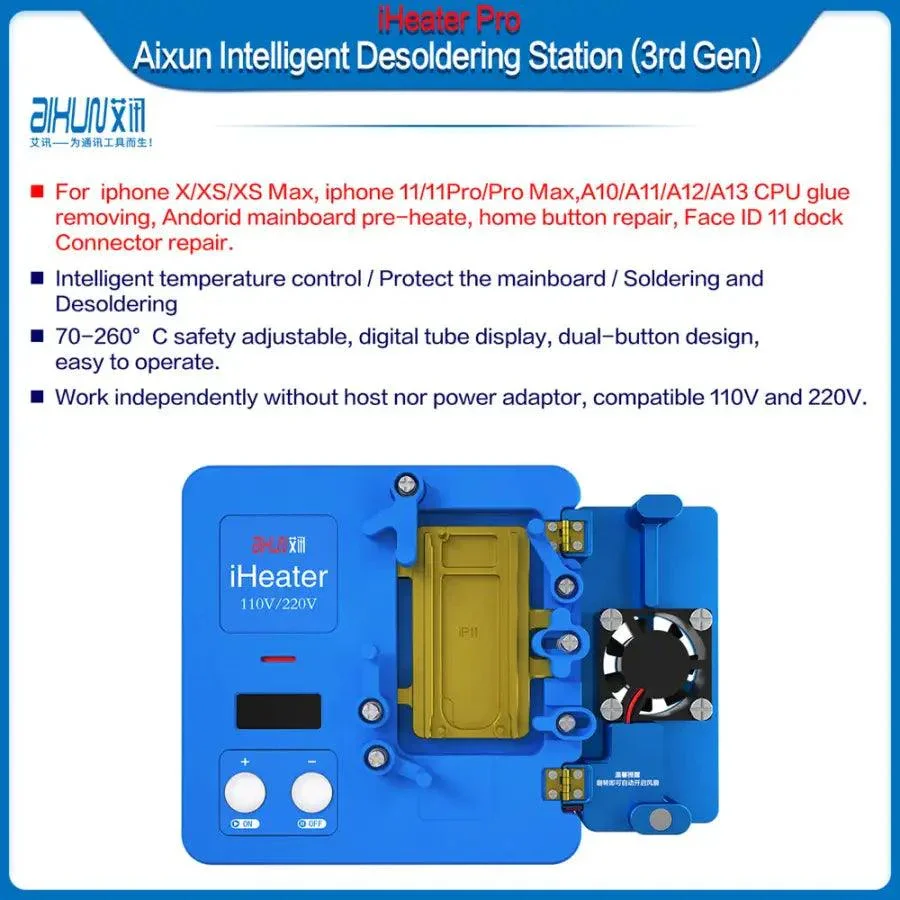 Aixun iHeater Pre-heating Station Thermostat Platform Heating Plate - Image 6