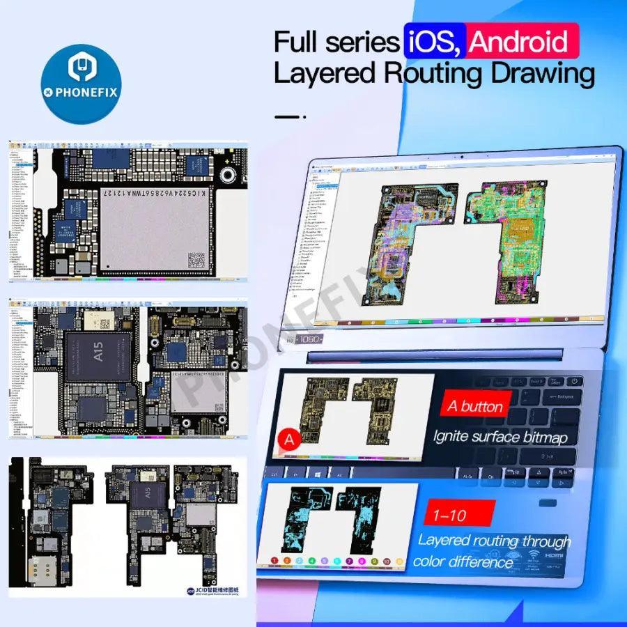 JC Intelligent Drawing Online Diagram Bitmap For Android iPhone Repair - Image 5