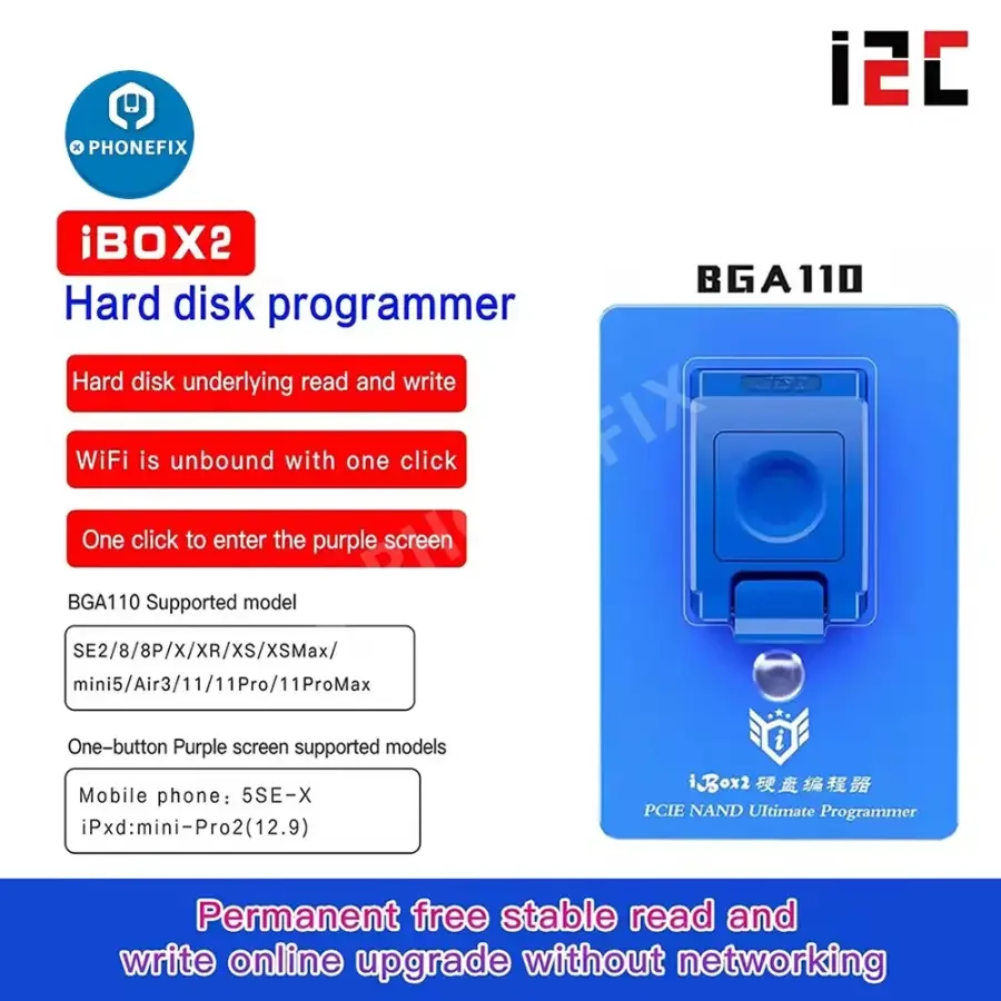 JC P13 iBox2 iRepair P12 PCIE NAND Programmer For iPhone 6-13 Promax - Image 16
