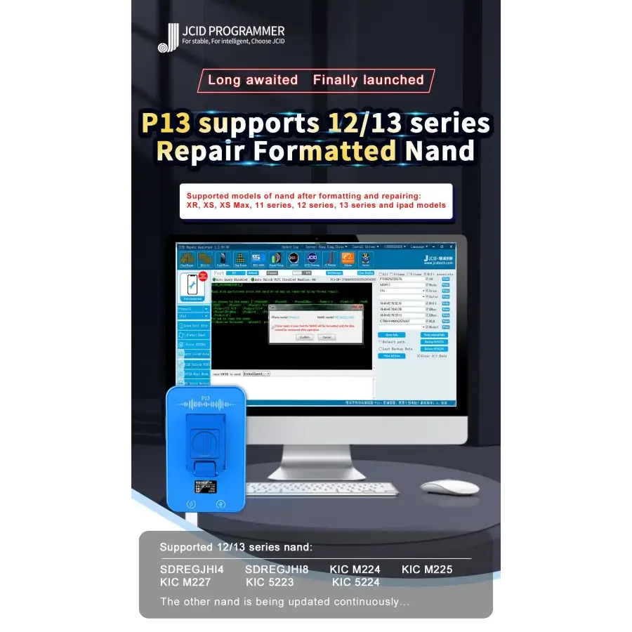 JC P13 iBox2 iRepair P12 PCIE NAND Programmer For iPhone 6-13 Promax - Image 2