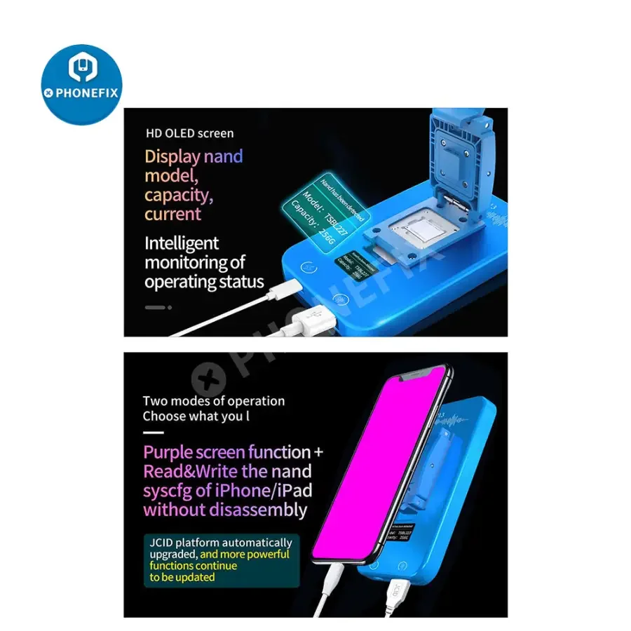 JC P13 Ultimate Box For PCIE Nand DFU Purple Screen Tool - Image 13