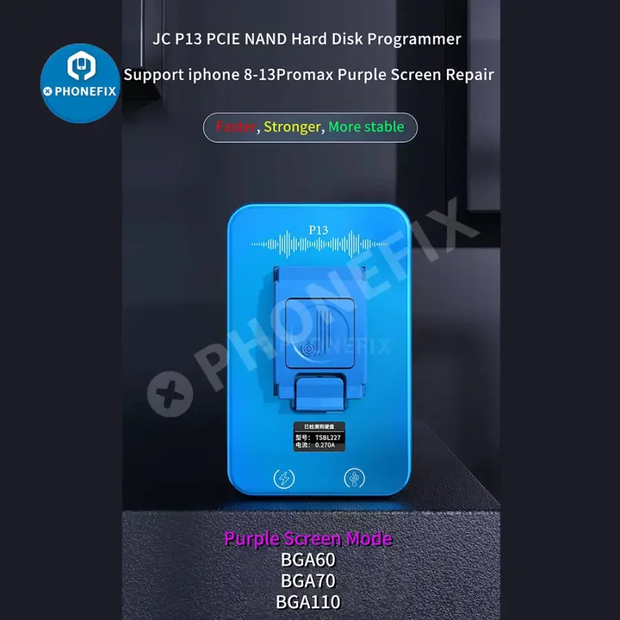 JC P13 Ultimate Box For PCIE Nand DFU Purple Screen Tool - Image 14