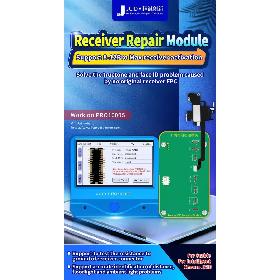 JC Pro1000S Receiver FPC Detection Module For iPhone 8-12 ProMax - Image 8