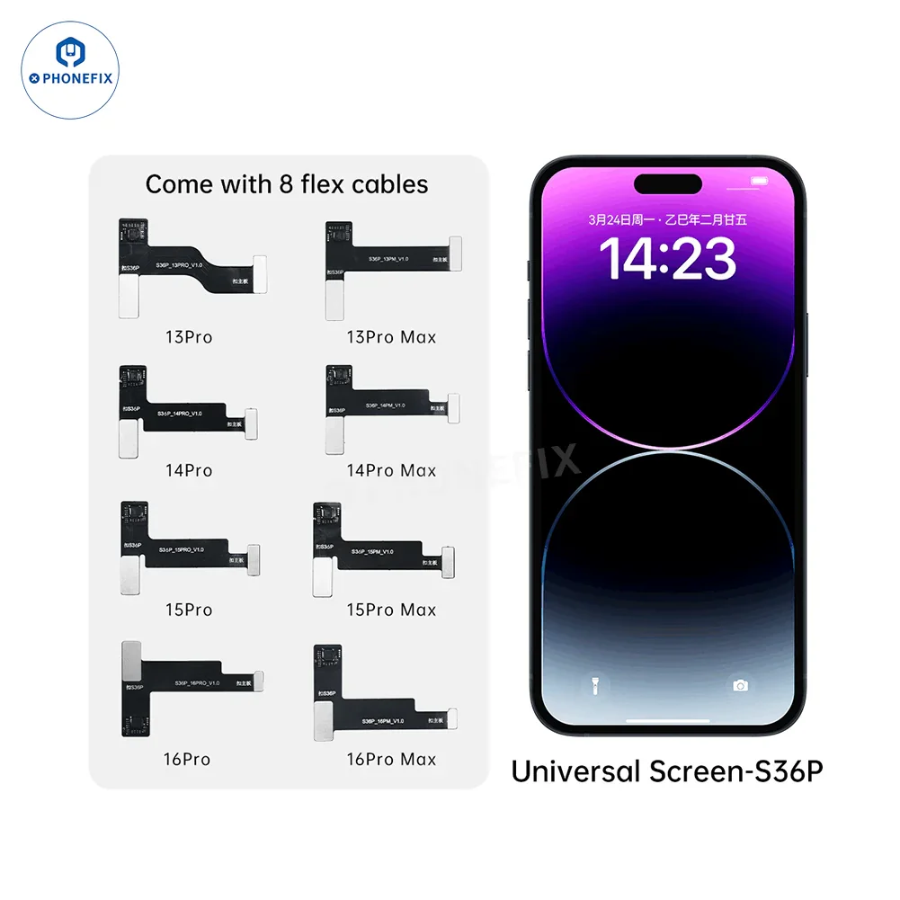 JC S35C S36P Universal Screen for iPhone 13-16 Pro Max PCB Detection - Image 3