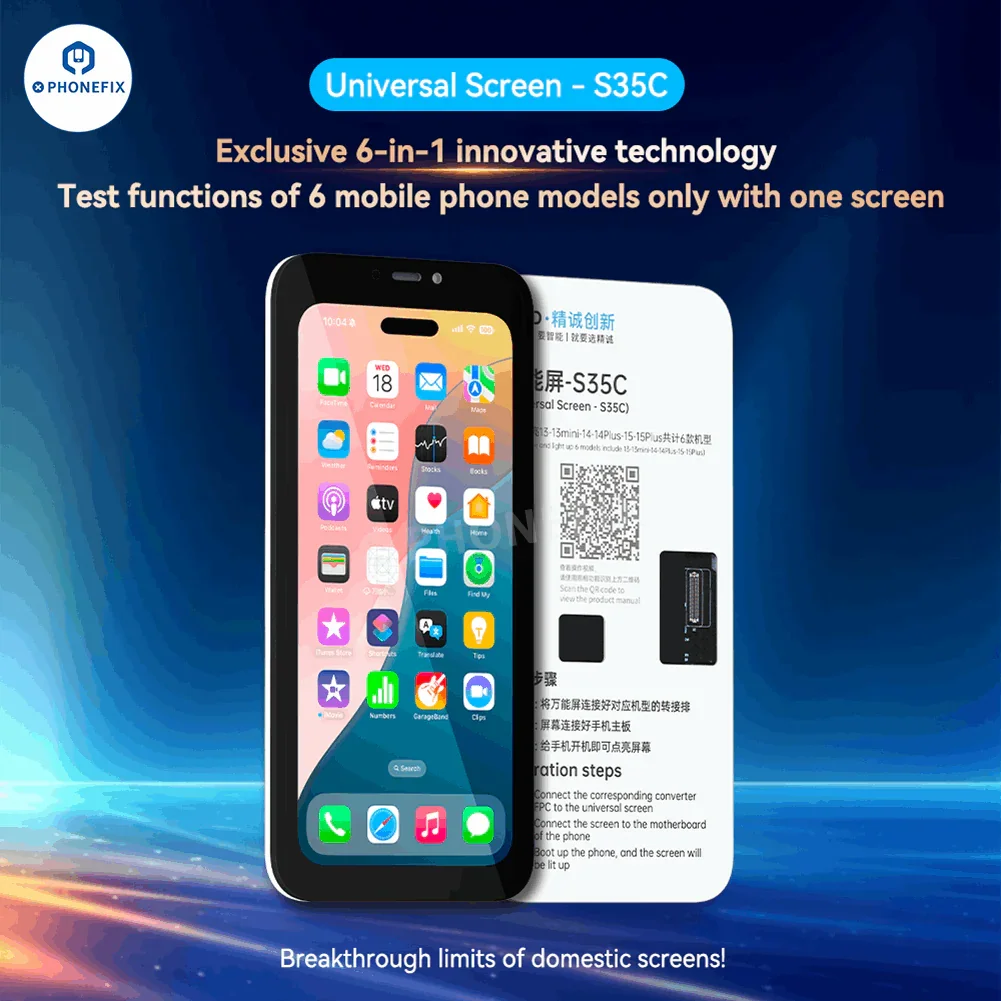JC S35C S36P Universal Screen for iPhone 13-16 Pro Max PCB Detection - Image 4