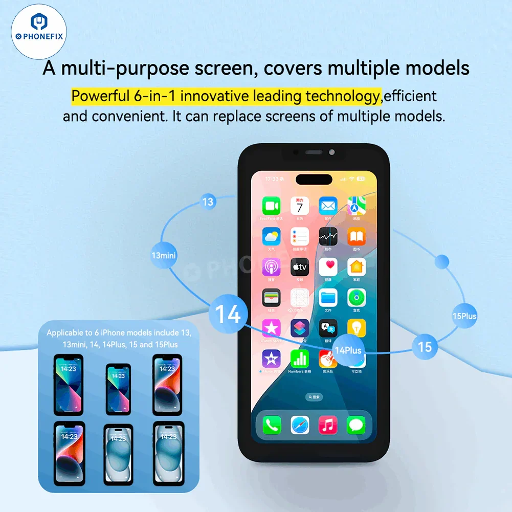 JC S35C S36P Universal Screen for iPhone 13-16 Pro Max PCB Detection - Image 5