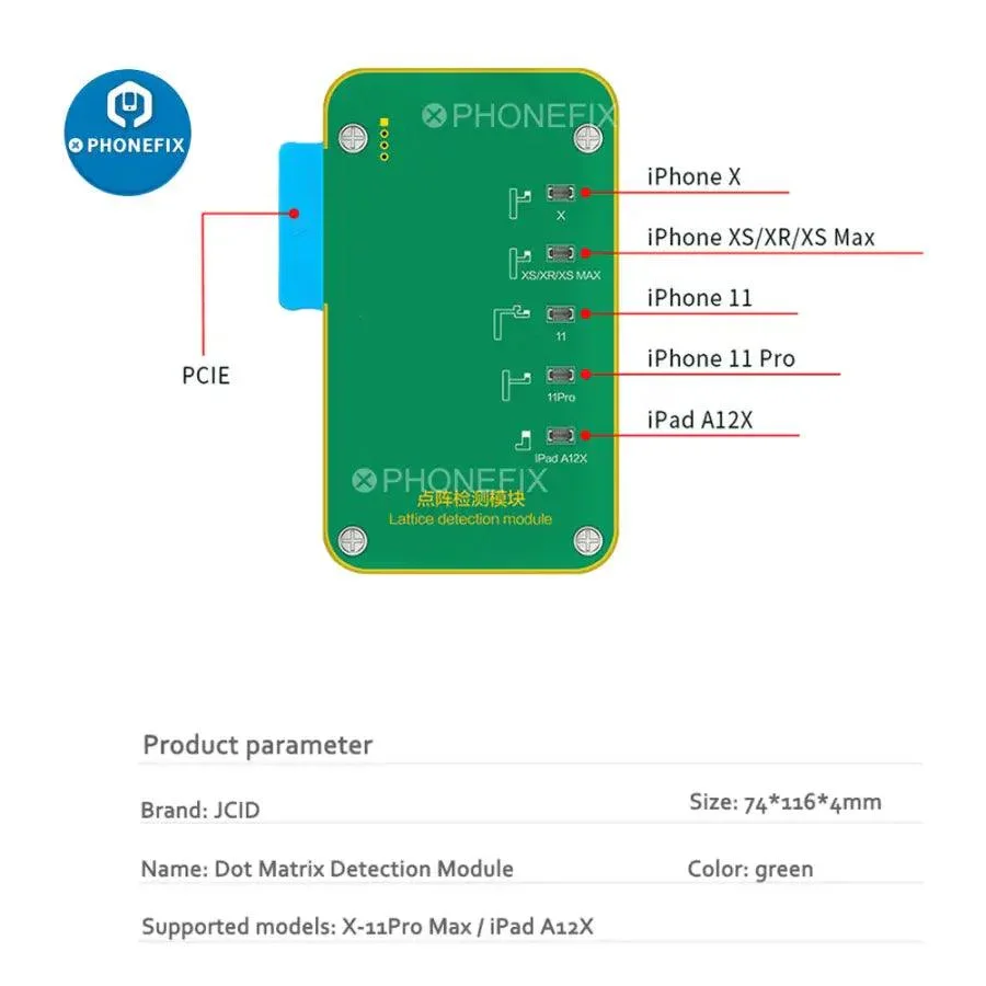 JC V1S Pro Dot Matrix Lattice Test Module For iPhone Face ID - Image 10