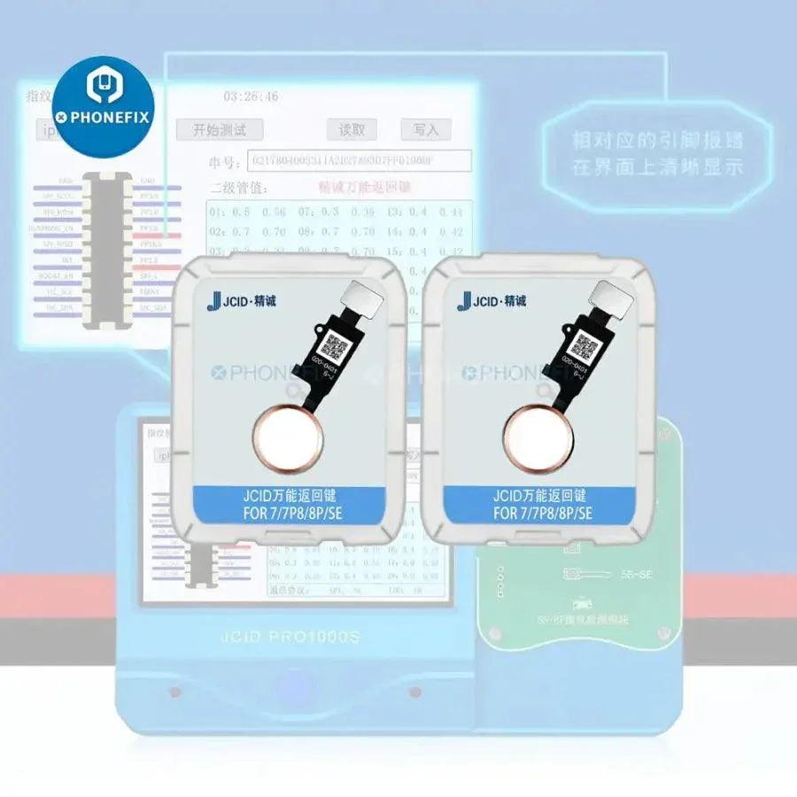 JCID 6th Gen 3D Edition Home Button Flex Cable For iPhone 7/7P/8/8P - Image 2