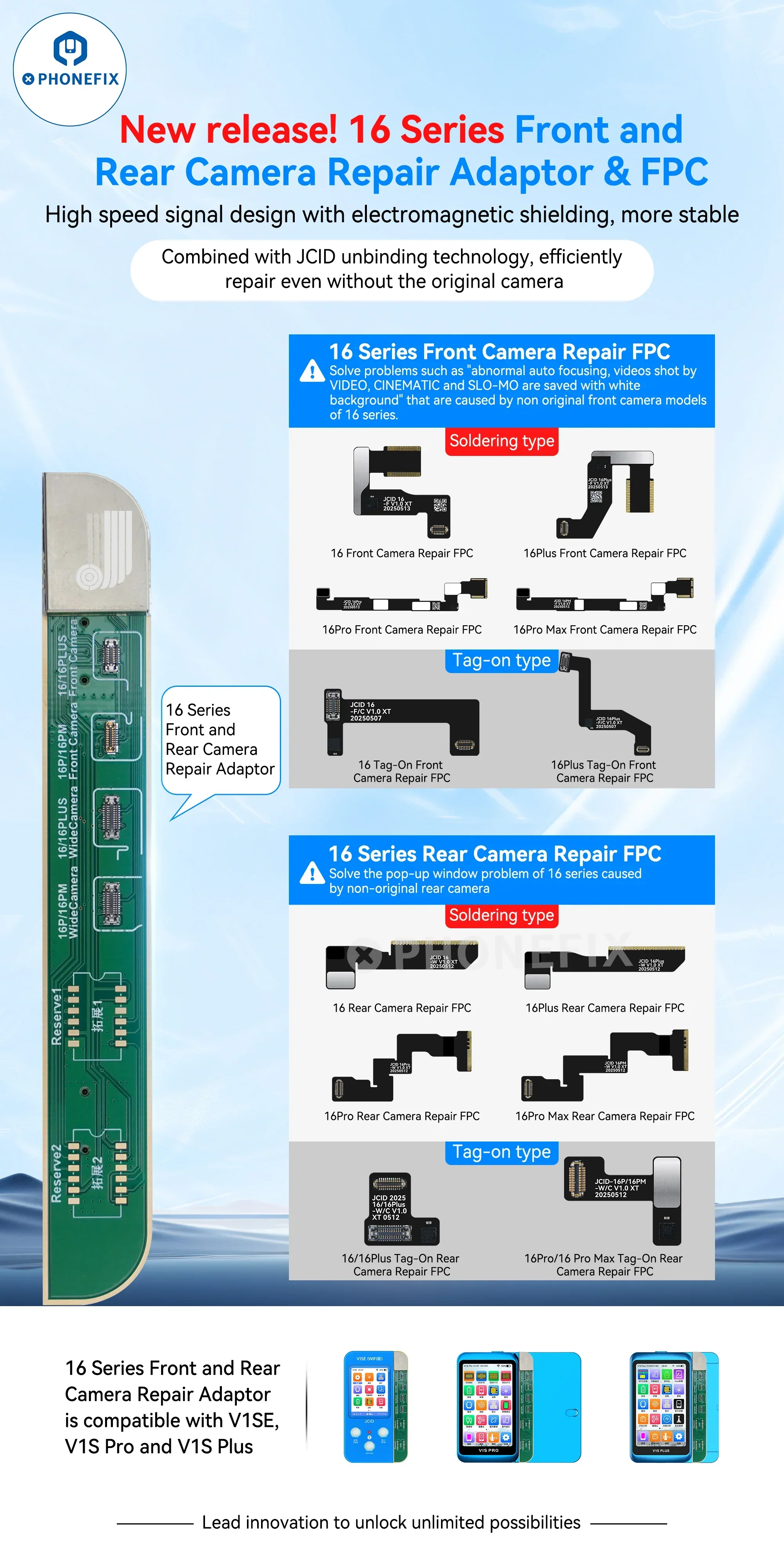 JCID Front Camera Repair FPC Cable For iPhone 14-17 Pro Max - Image 21