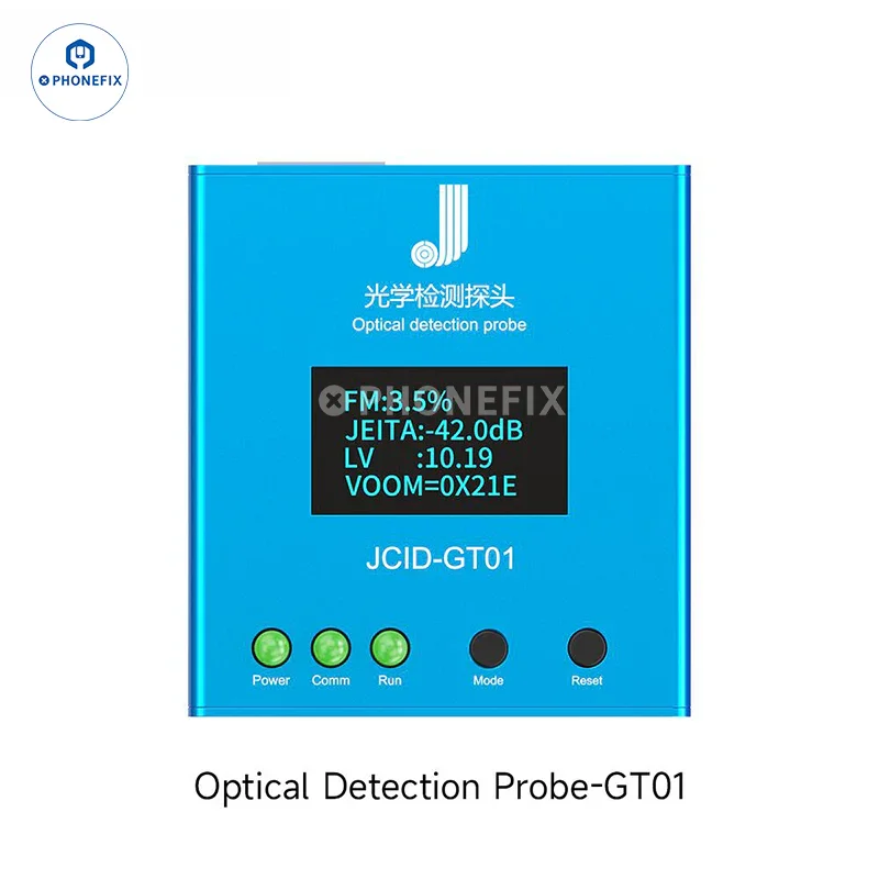 JCID GT01 Optical Detection Probe Tests Screen Flicker LV Value - Image 4