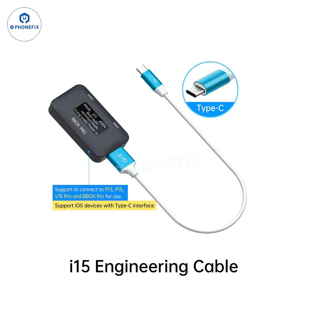 JCID i15 Type-C Engineering Cable One-key Enters iOS Recovery Mode - Image 3