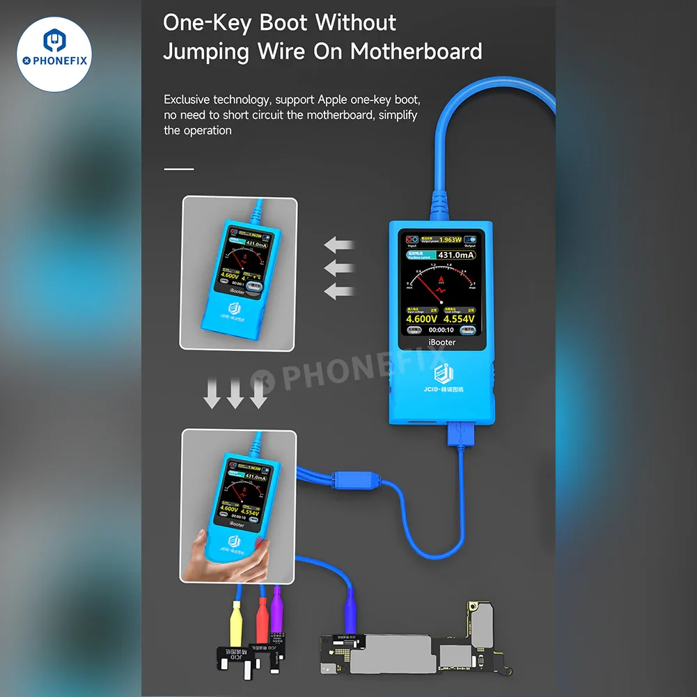 JCID iBooter Current Analyzer One-key Boot iPhone 7-16 Series - Image 3