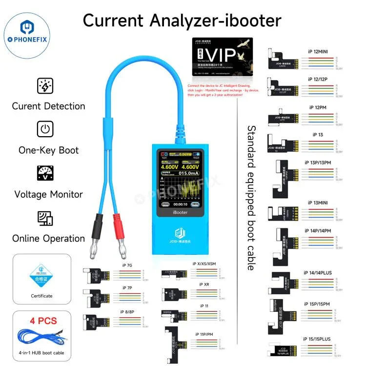 JCID iBooter Current Analyzer One-key Boot iPhone 7-16 Series - Image 7