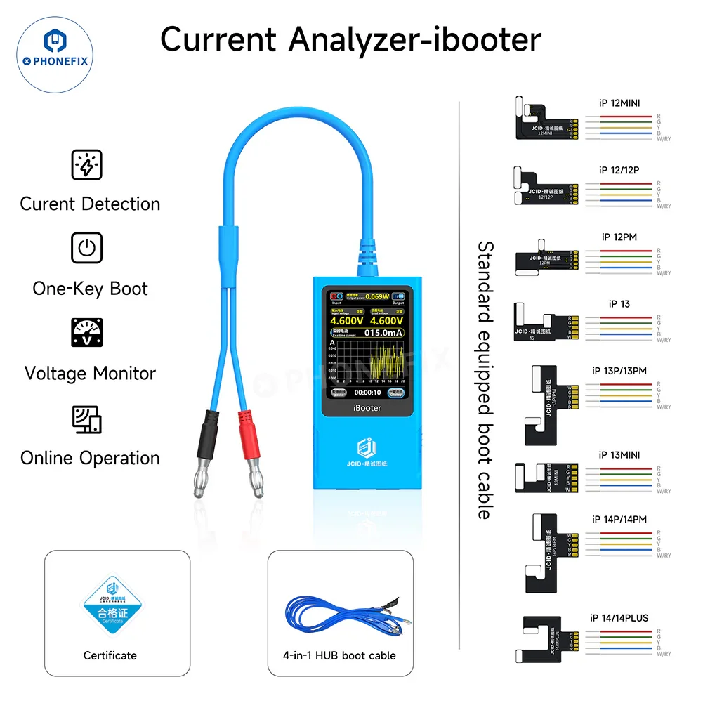 JCID iBooter Current Analyzer One-key Boot iPhone 7-16 Series - Image 8