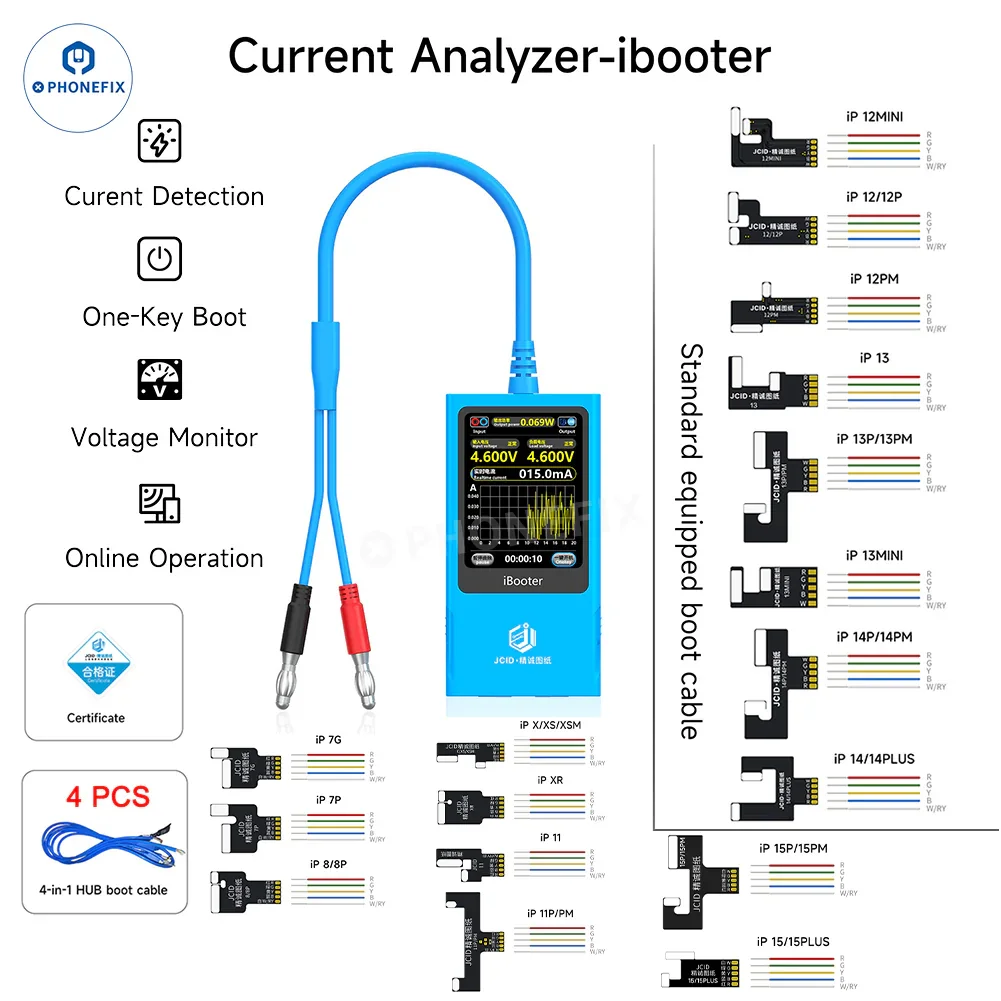 JCID iBooter Current Analyzer One-key Boot iPhone 7-16 Series - Image 9