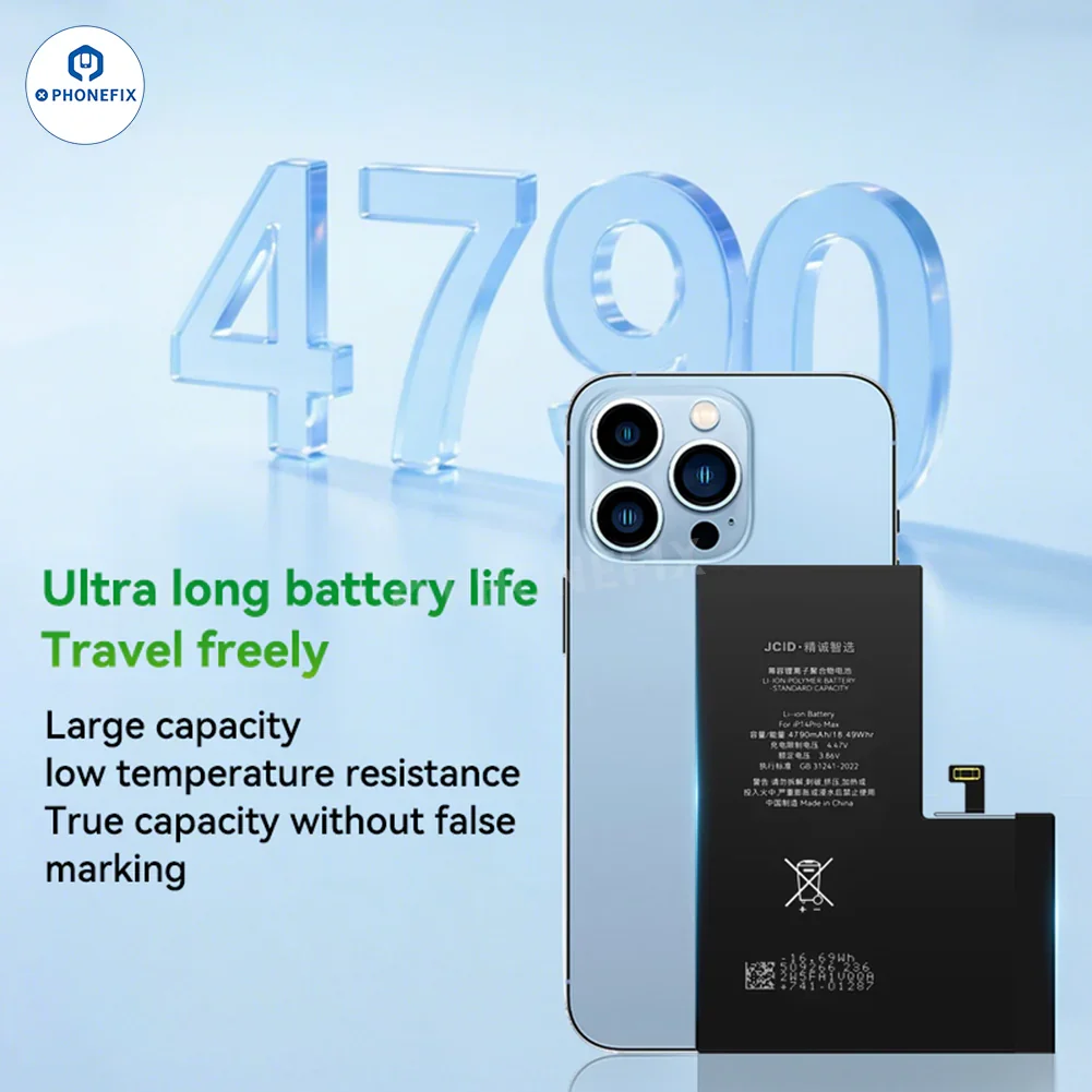 JCID iPhone 12-15 Self-Diagnostic Battery No Original FPC Transfer - Image 7