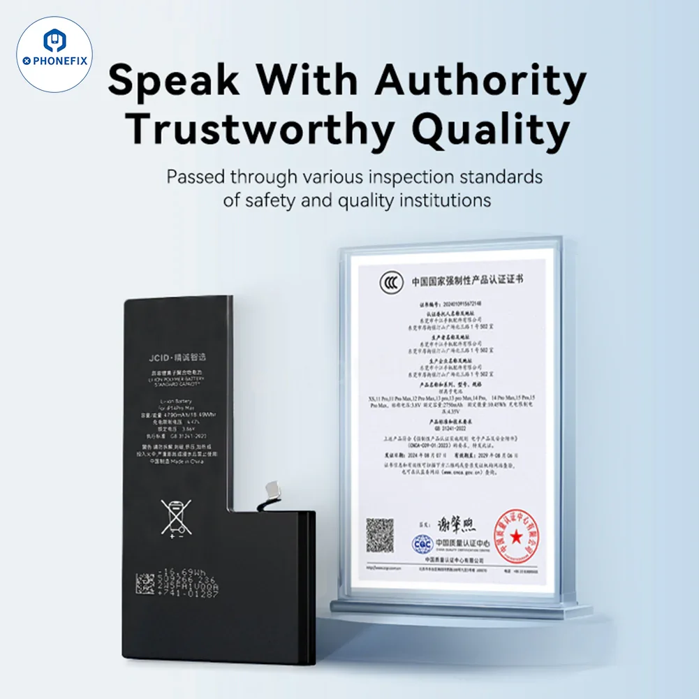 JCID iPhone 12-15 Self-Diagnostic Battery No Original FPC Transfer - Image 9