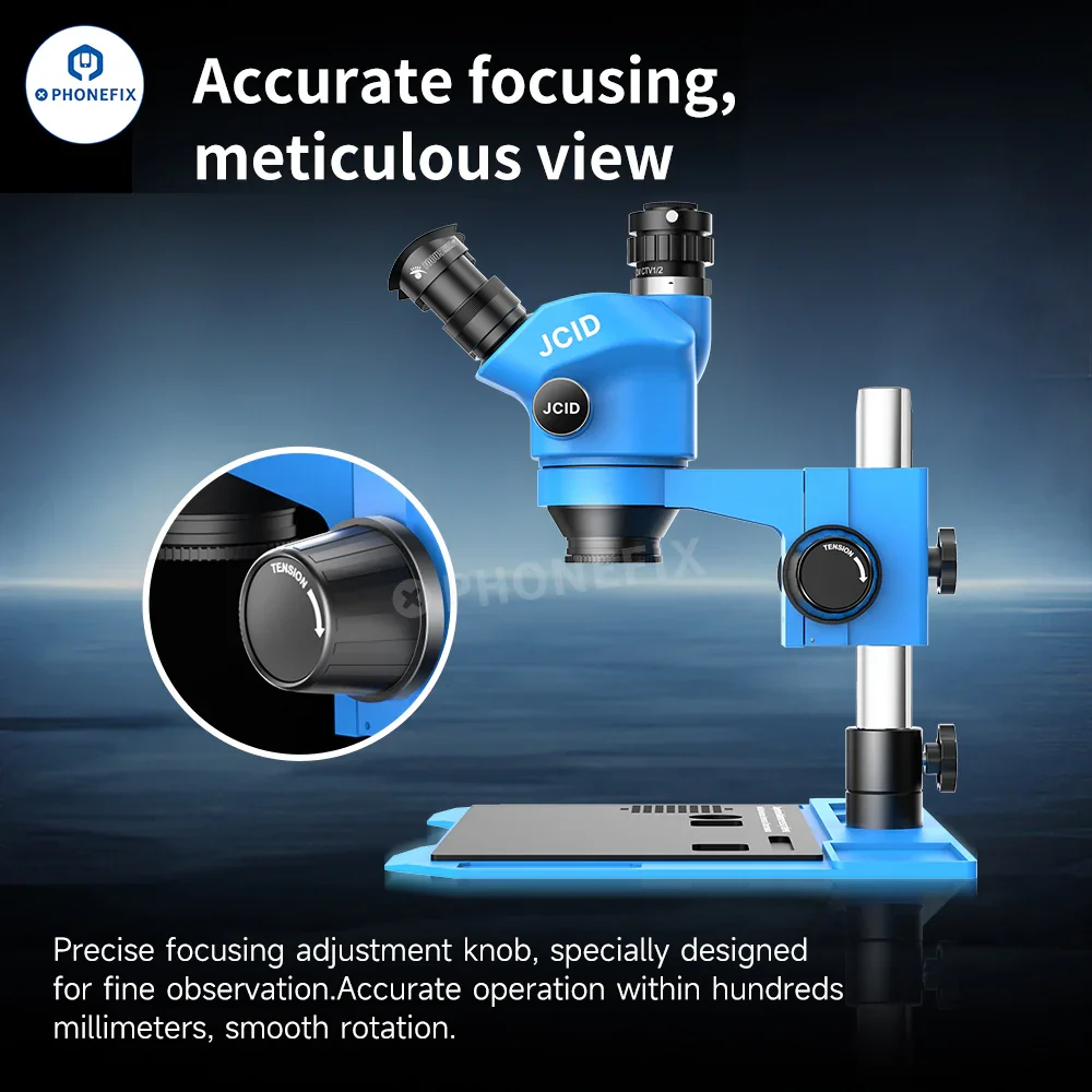 JCID M3750A 7-50X Trinocular Stereo Microscope Optical Digital 2-In-1 - Image 4