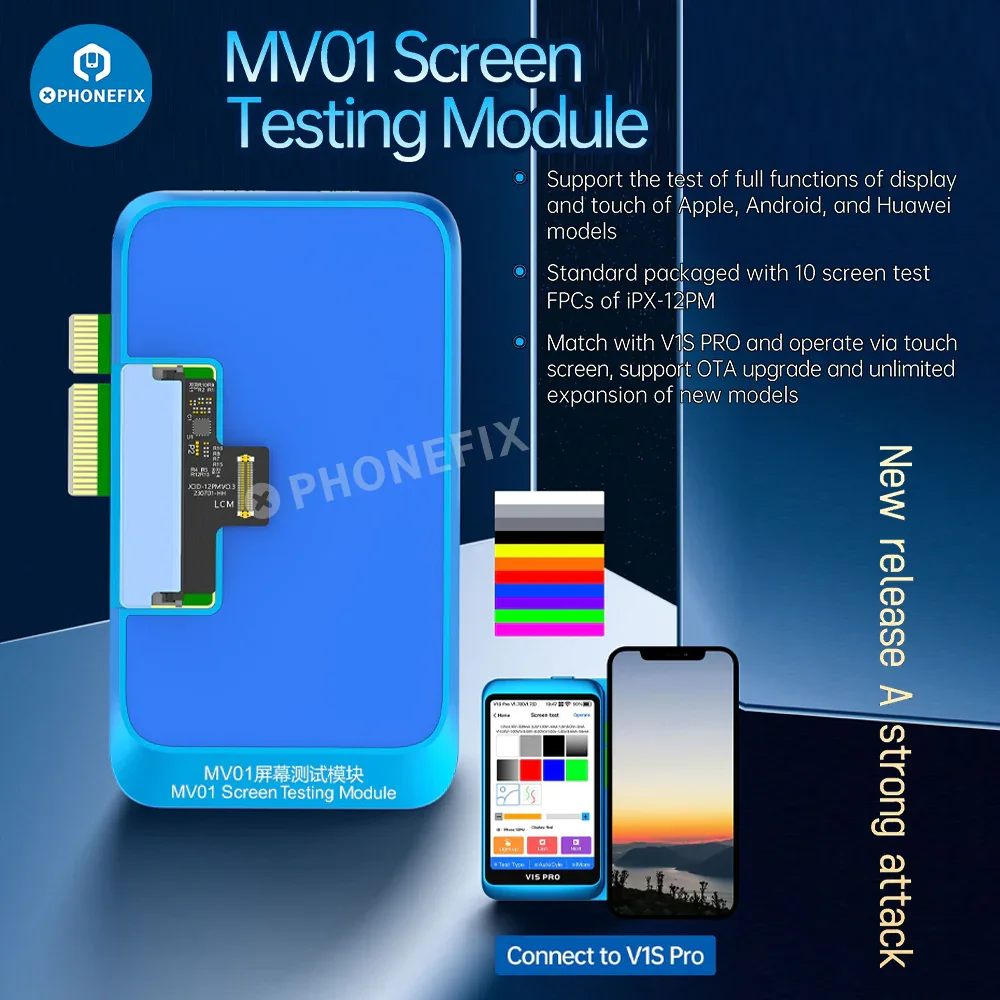 JCID MV01 Screen Testing Module For iPhone Samsung Android Phones - Image 2