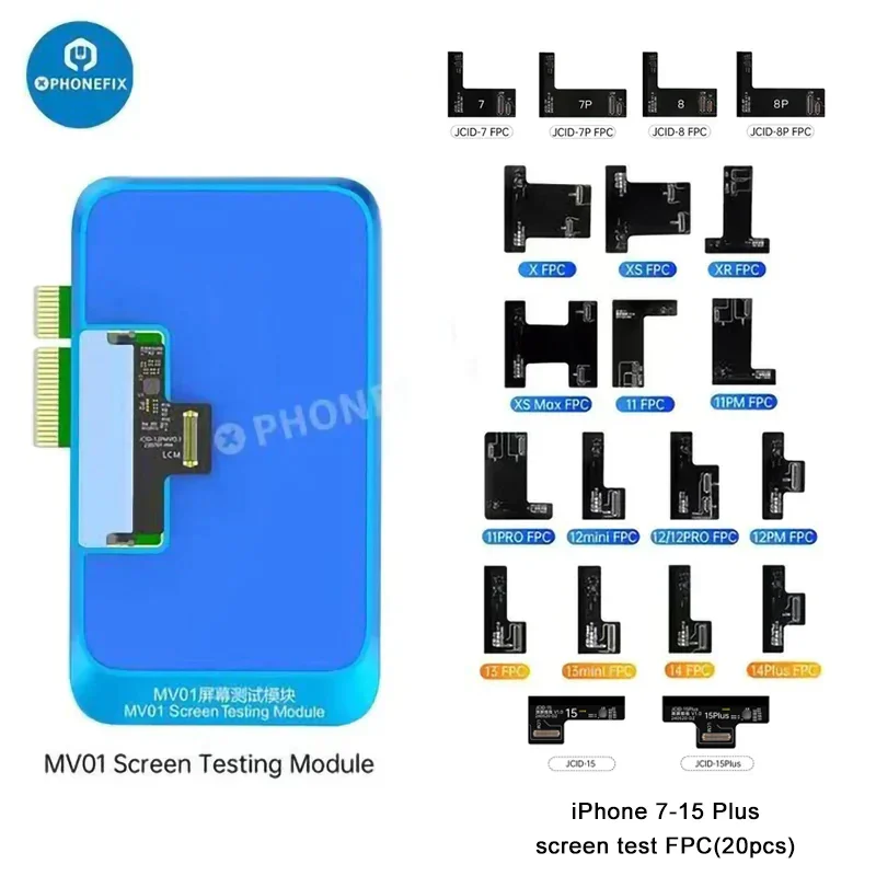JCID MV01 Screen Testing Module For iPhone Samsung Android Phones - Image 26