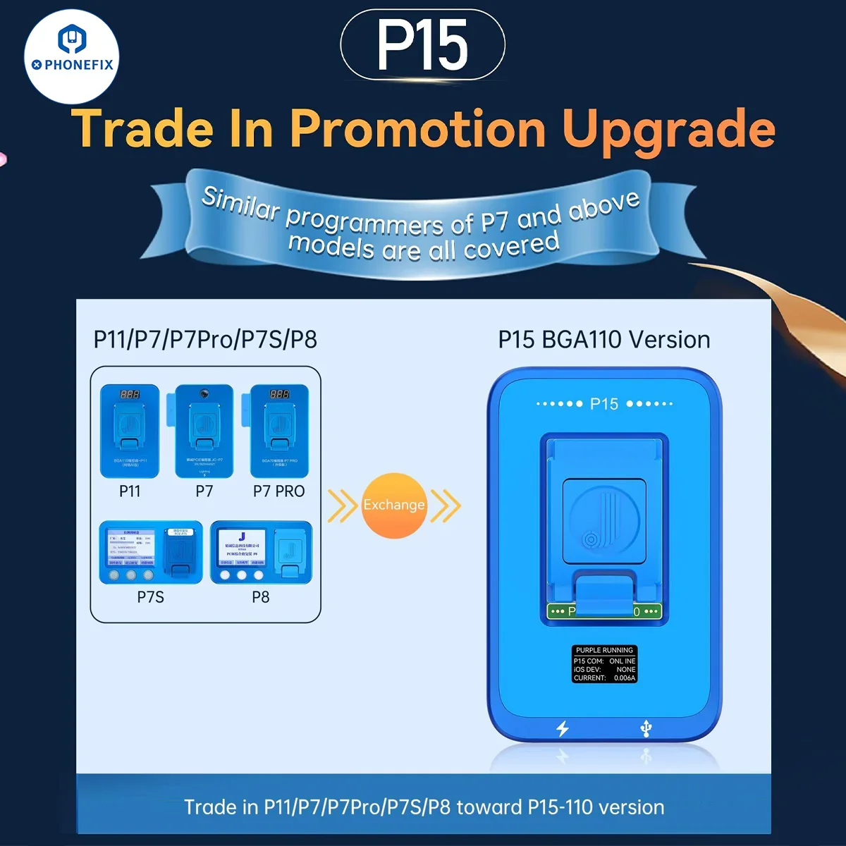 JCID P15 Nand Programmer For iPhone 6-15 Pro Max iPad Mac HDD - Image 10