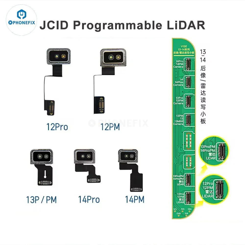 JCID Programmable LiDAR Radar FPC Fixes iPhone Rear Camera Issue - Image 2