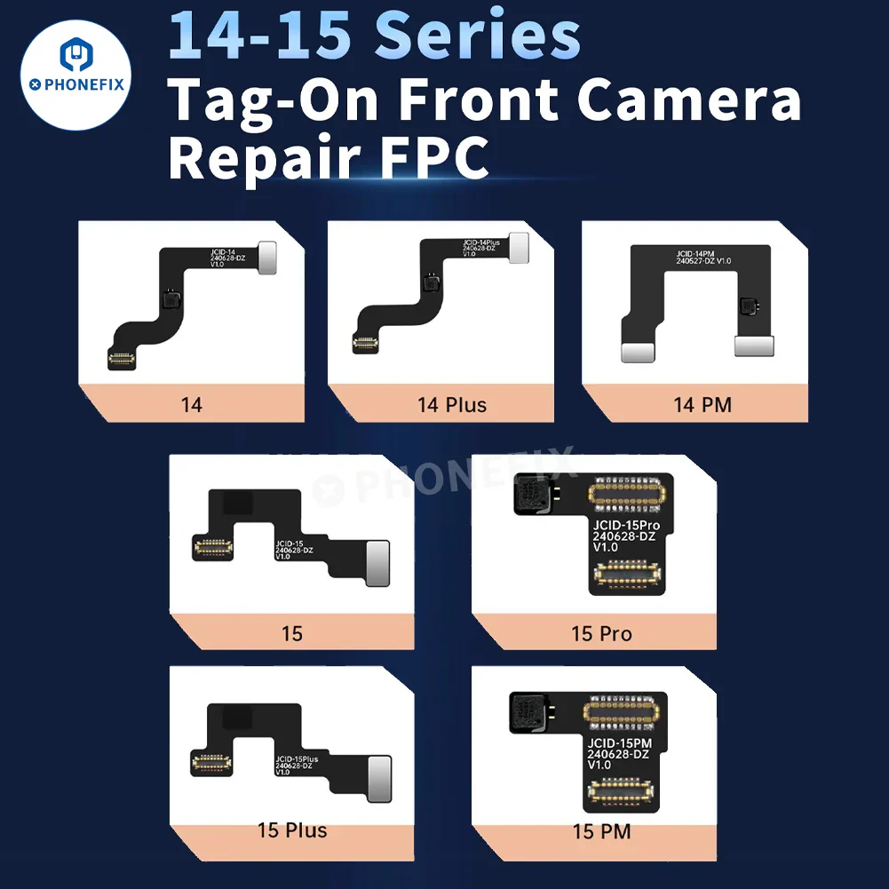 JCID Tag-on Front Camera Repair Cable For iPhone 14-17 Pro Max