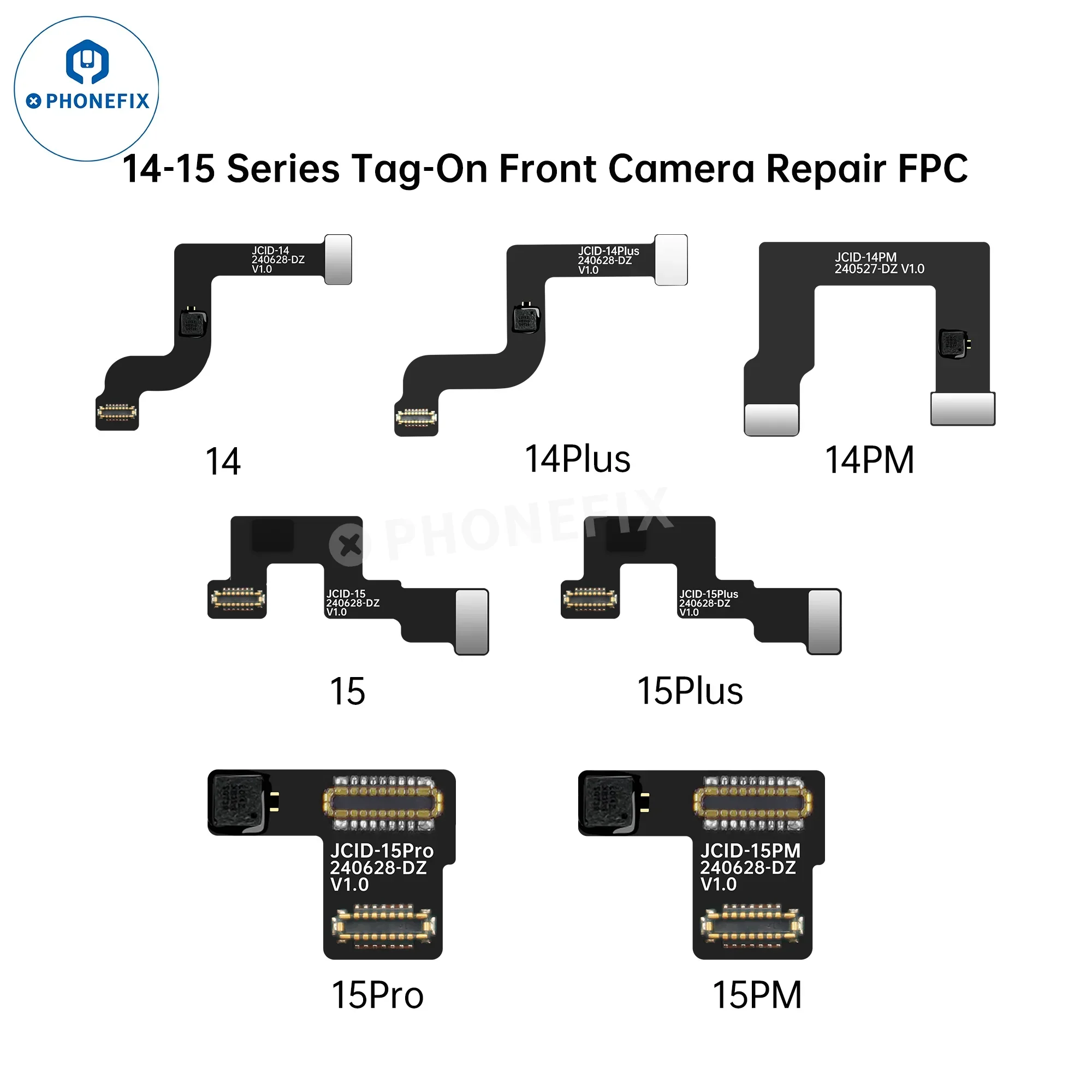 JCID Tag-on Front Camera Repair Cable For iPhone 14-17 Pro Max - Image 2