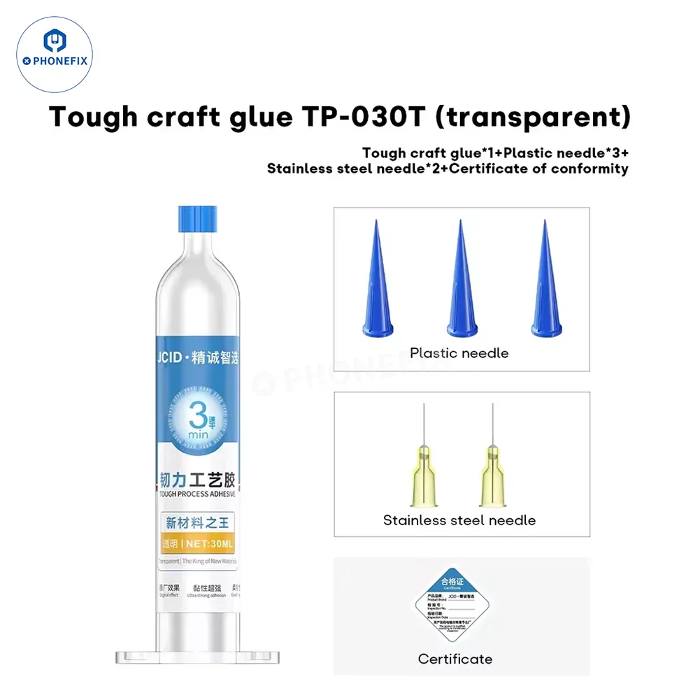 JCID Tough Process Adhesive TP Nano Glue for Mobile Phone Repair - Image 7