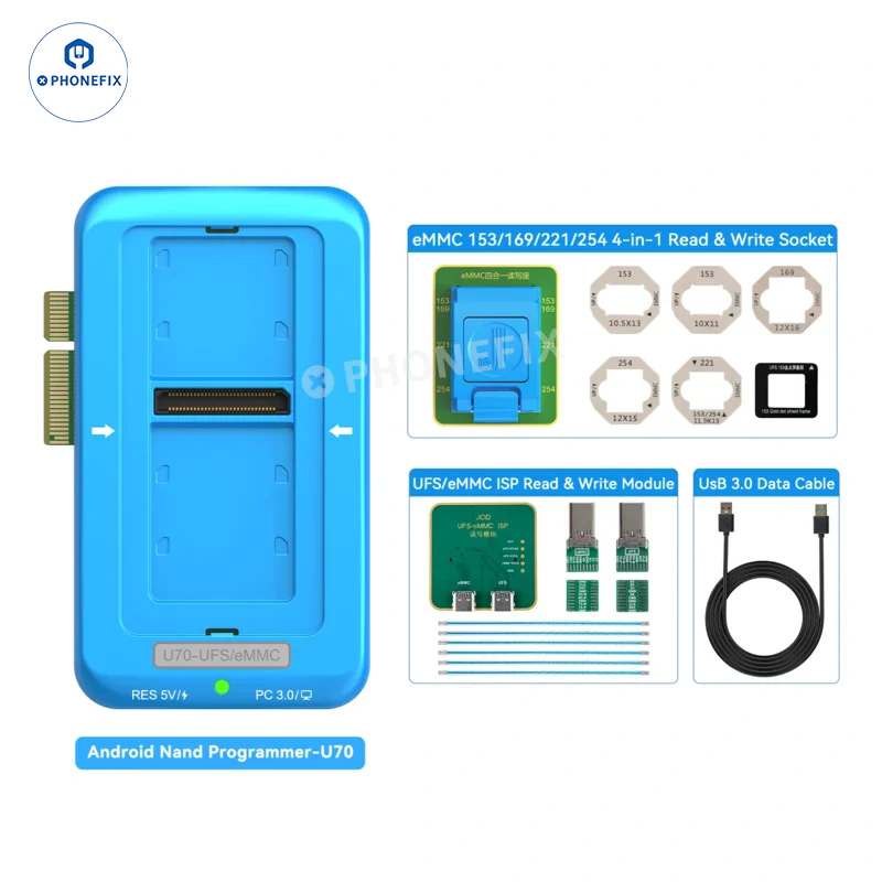 JCID U70 Gen2 Android Nand Programmer for UFS/eMMC/ISP IC Repair - Image 9