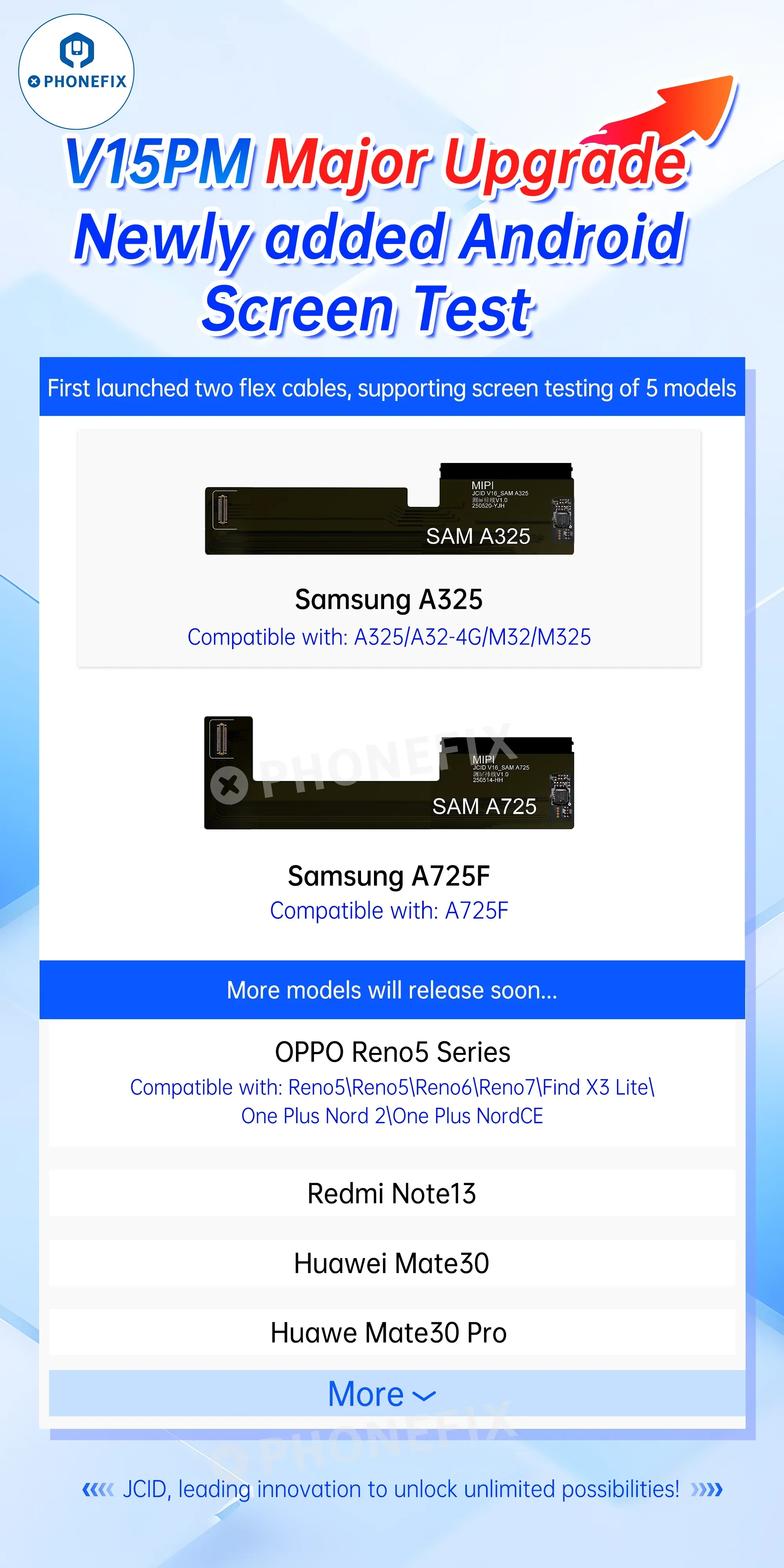 JCID V15 V15PM Screen Tester For iPhone Android Screens Testing - Image 12