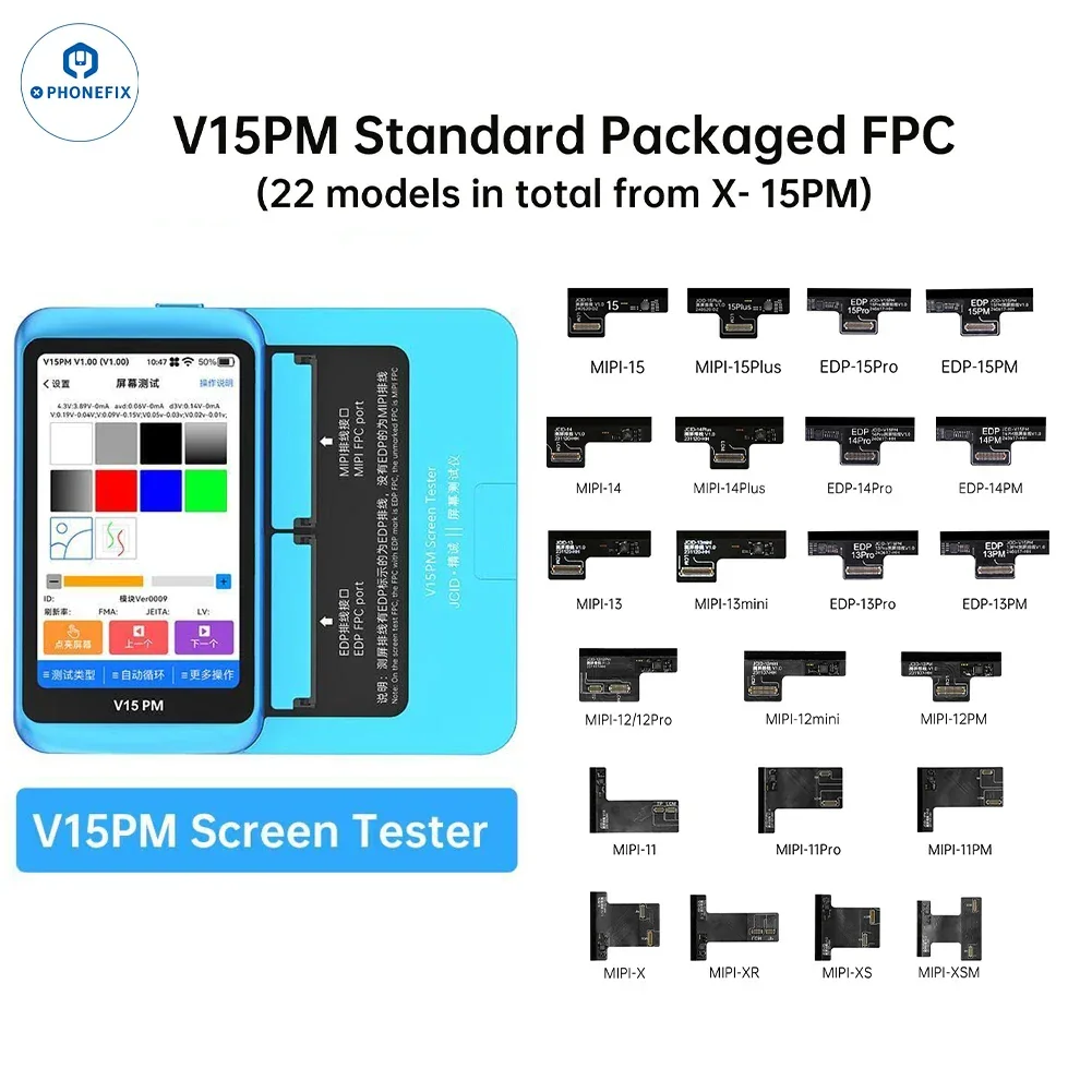 JCID V15 V15PM Screen Tester For iPhone Android Screens Testing - Image 3