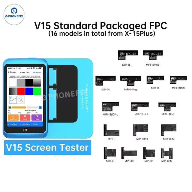 JCID V15 V15PM Screen Tester For iPhone Android Screens Testing - Image 9