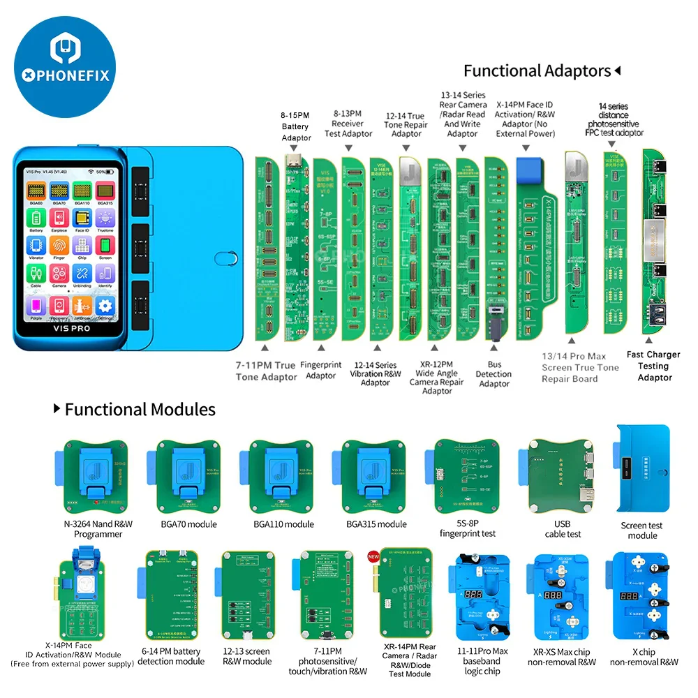JCID V1S PRO Programmer BGA315 BGA110 BGA70 For iPhone iPad - Image 3