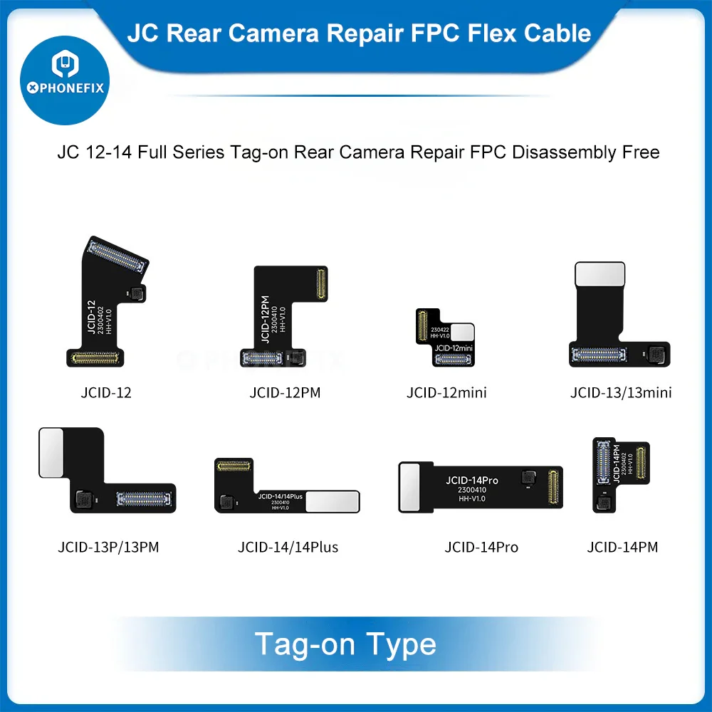 JCID Wide Angle Camera Tag-On Repair FPC For iPhone 12-17 Pro Max - Image 3