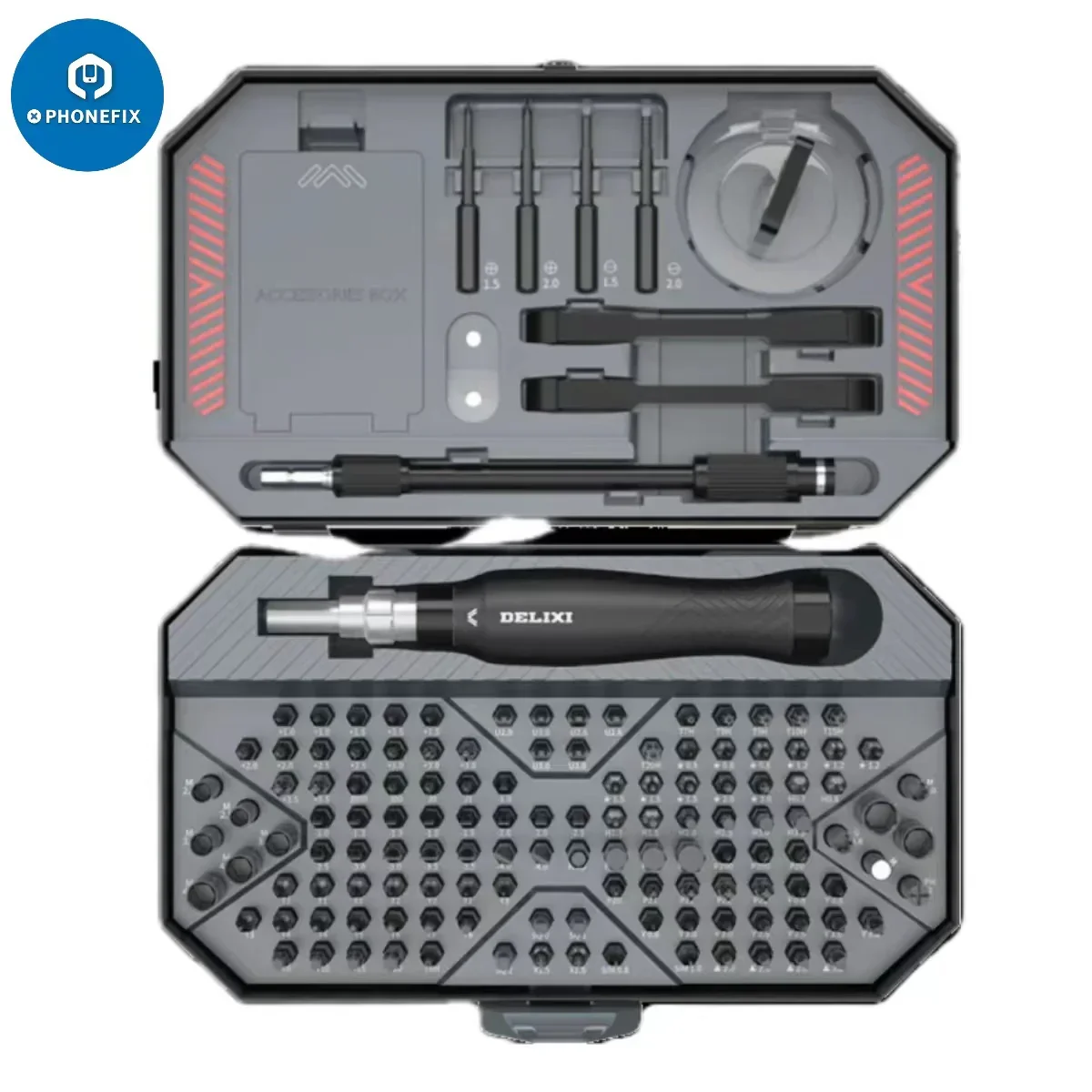 JM-8183 Precision Screwdriver Set Ultimate iPhone Repair Toolkit - Image 3
