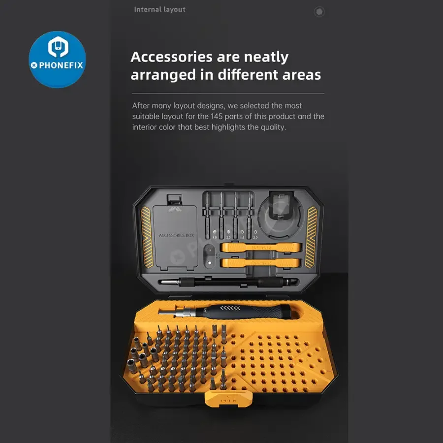 JM-8183 Precision Screwdriver Set Ultimate iPhone Repair Toolkit - Image 5