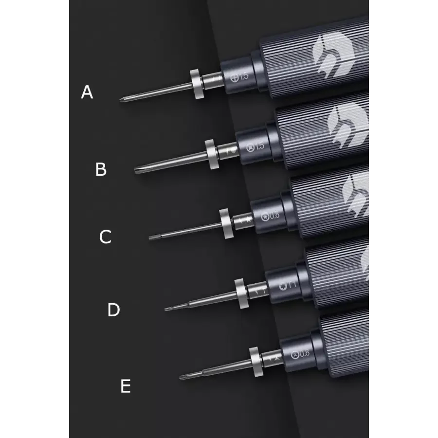 JM-8190 Screwdriver Set S2 Steel Bits Disassembly Tool Kit - Image 6