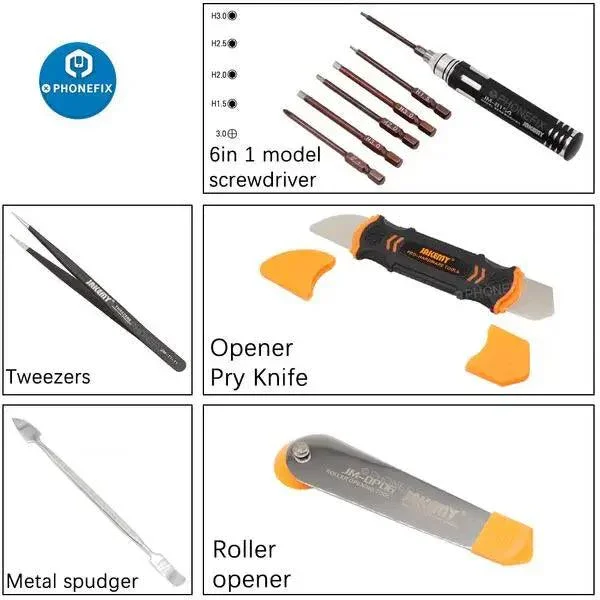 JM-P14 15 IN 1 Welding Repair Tools Set Toolbox Bag RC Drone Tools - Image 4