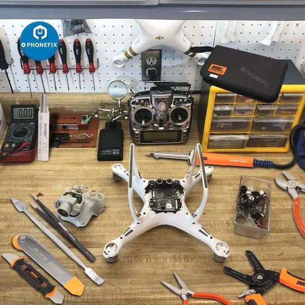 JM-P14 15 IN 1 Welding Repair Tools Set Toolbox Bag RC Drone Tools - Image 5