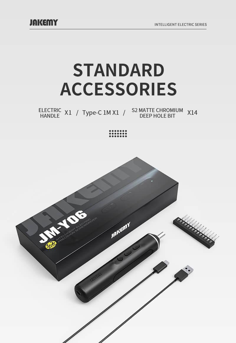 JM-Y06 16 In 1 Precision Electric Screwdriver Set Phone Repair Toolkit - Image 6